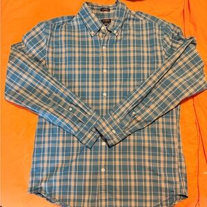 J. Crew Men's Sky Blue Checkered Shirt